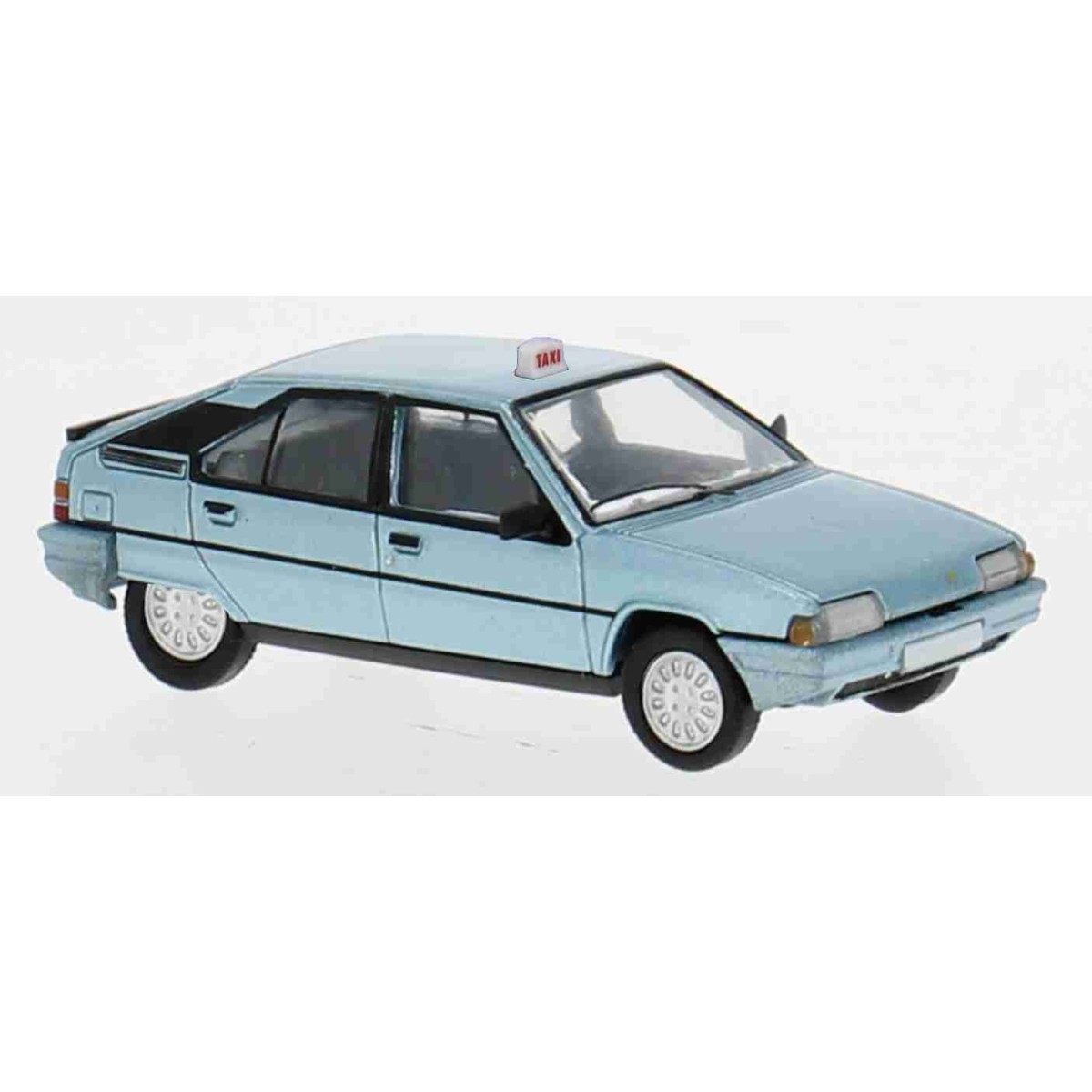 Voiture taxi Citroën BX phase 1 bleu argenté verni - SAI 6495 - 1/87 Voiture taxi Citroën BX phase 1 bleu argenté verni - SAI 6495 - 1/87