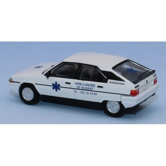 SAI_6496-Citroën BX phase 1 VSL Ambulances de Nogent 1983 - SAI 6496 - HO 1/87