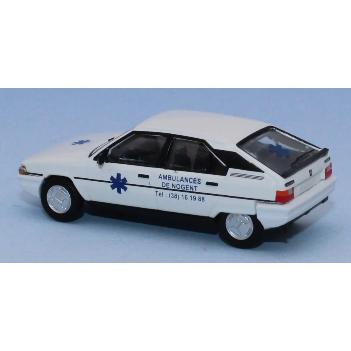 Citroën BX phase 1 VSL Ambulances of Nogent 1983 - SAI 6496 - HO 1/87