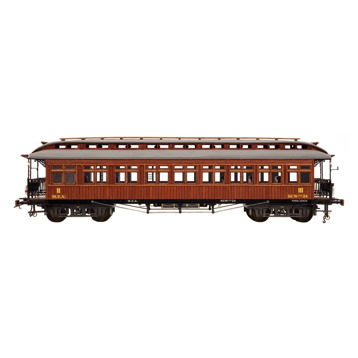 OcCre 56003 Voiture voyageurs ep.I, MZA, 1/32 kit construction bois métal OcCre 56003 - 2 OcCre 56003 Voiture voyageurs ep.I, MZA, 1/32 kit construction bois métal OcCre 56003 - 2