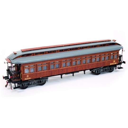 56003-OcCre 56003 Voiture voyageurs ep.I, MZA, 1/32 kit construction bois métal