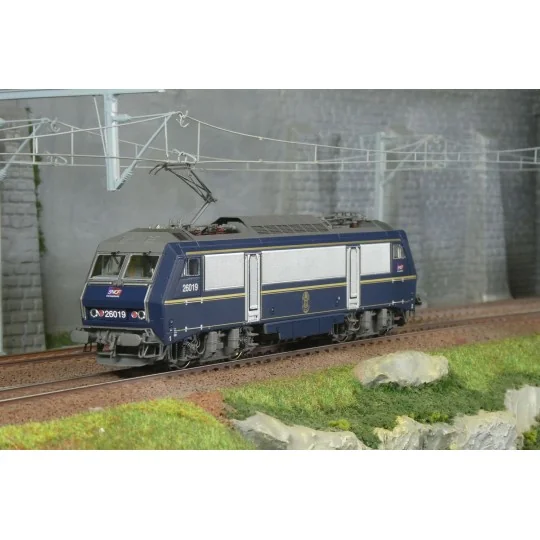 Jouef HJ2468S Locomotive électrique BB 26019, SNCF, livrée bleue Tr... HJ2468S-Jouef HJ2468S Locomotive électrique BB 26019, SNCF, livrée bleue Trains Spéciaux, digitale sonore