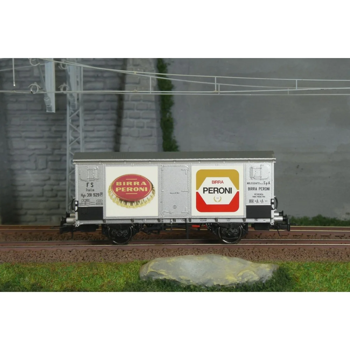 Refrigerated covered wagon type Hgb Peroni FS Ep. III - Rivarossi H...