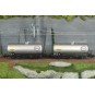 Set of 2 ESSO SNCF 3-axle tank wagons - Jouef HJ6294 - HO 1/87 HJ6294-Jouef HJ6230 Set of 2 Taoos bogie hopper wagons, blue livery, NACCO - HJ6294