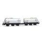 HJ6294-Set of 2 ESSO SNCF 3-axle tank wagons - Jouef HJ6294 - HO 1/87