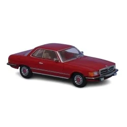 Red Mercedes SLC (C107) car - Brekina PCX870476 - HO 1/87