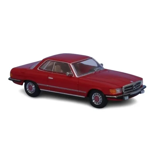 SAI_PCX870476-Voiture Mercedes SLC (C107) rouge - Brekina PCX870476 - HO 1/87