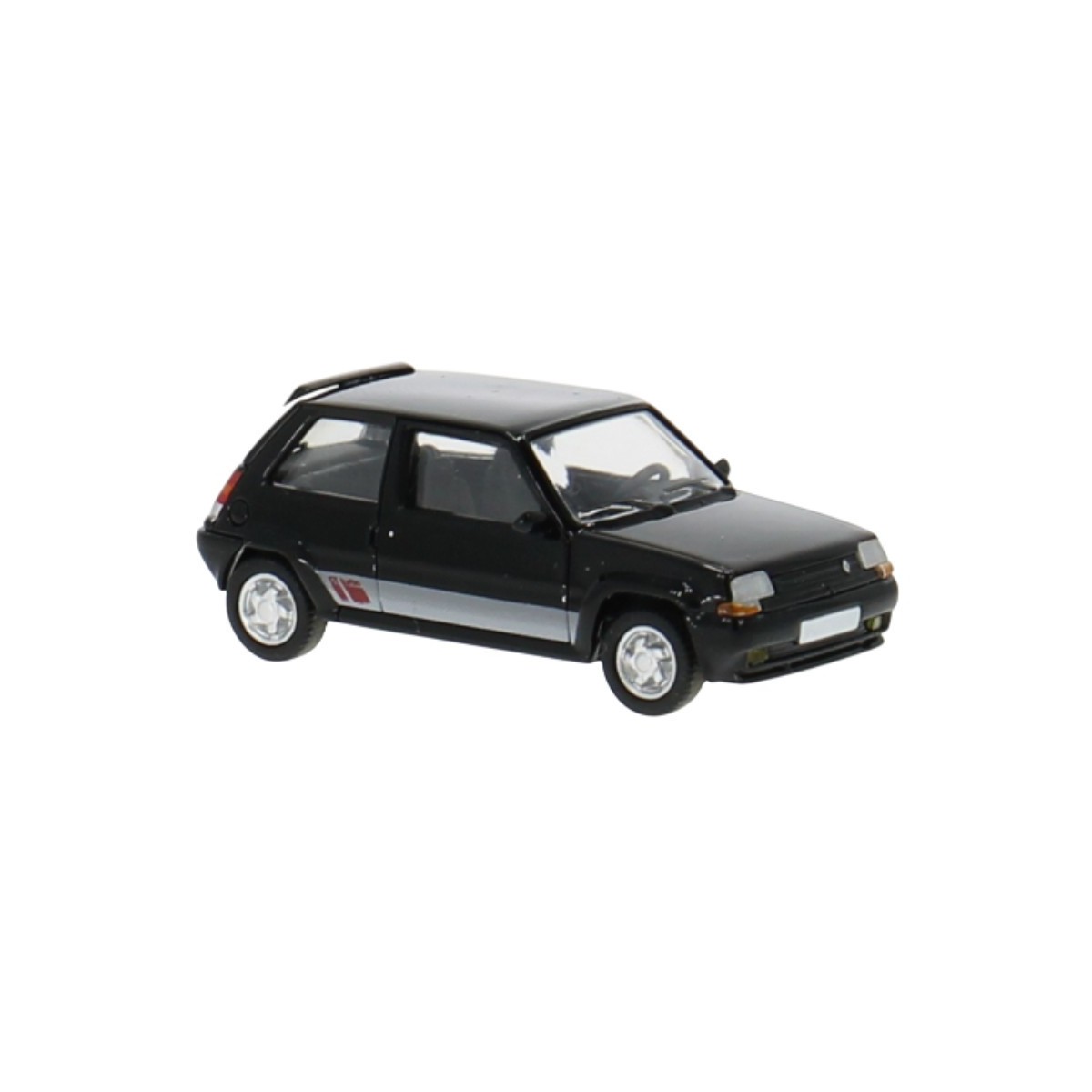 Miniature Renault 5 GT Turbo 1987 black car - PCX870298 HO 1/87 Miniature Renault 5 GT Turbo 1987 black car - PCX870298 HO 1/87