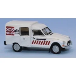 Citroën Acadiane SOS allo van white - BREKINA / SAI 7642 - HO 1/87
