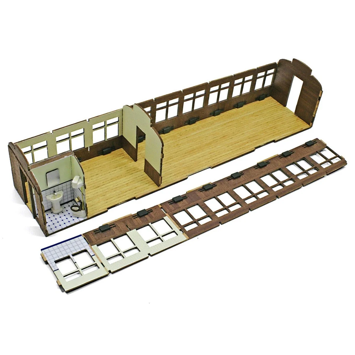 OcCre 56003 Passenger Car Era I, MZA, 1/32 scale wood and metal con...