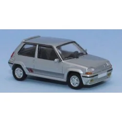 Renault 5 GT Turbo Phase 1 Silver Car PCX87 - SAI 7235 HO 1/87