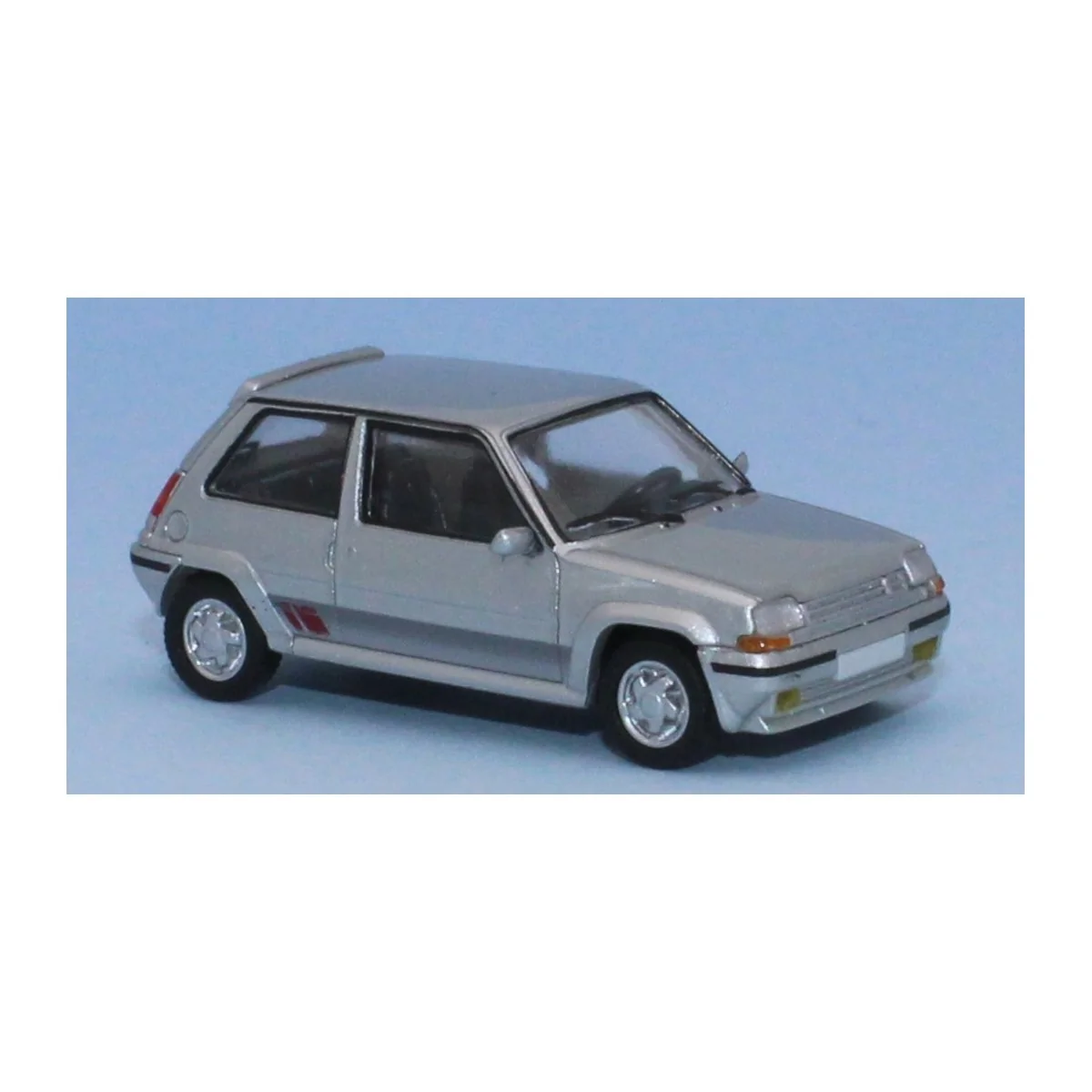 Renault 5 GT Turbo Phase 1 Silver Car PCX87 - SAI 7235 HO 1/87