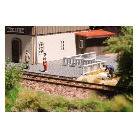 Busch_7746-Guardrail / fence set - Busch 7746 - H0 1/87