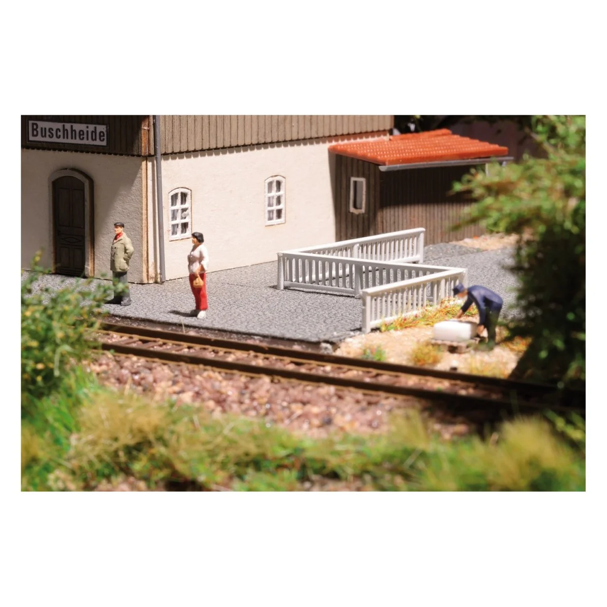 Guardrail / fence set - Busch 7746 - H0 1/87