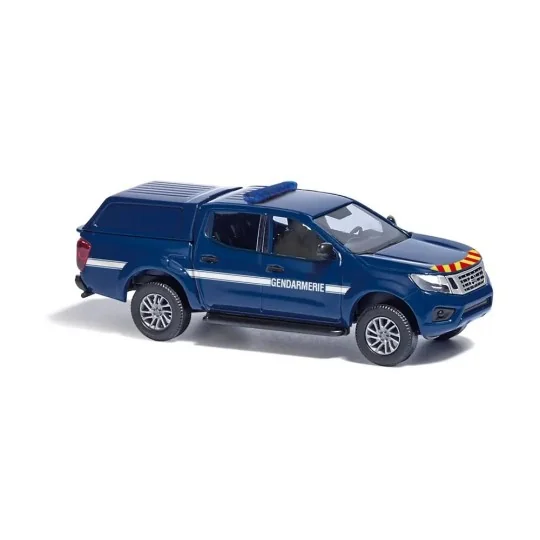 Busch_53736-Nissan Navara NP300 pickup truck with hardtop, Gendarmerie edition, 2015 - Busch 53736 - HO 1/87