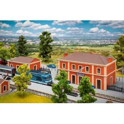Faller 190059 vía H0 Juego de estación Susch, kit Faller 190059 vía H0 Juego de estación Susch, kit