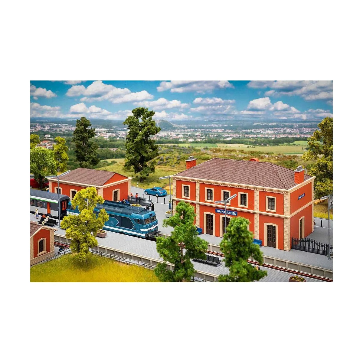 Coffret « Gare Saint-Julien » - FALLER 190466 - HO