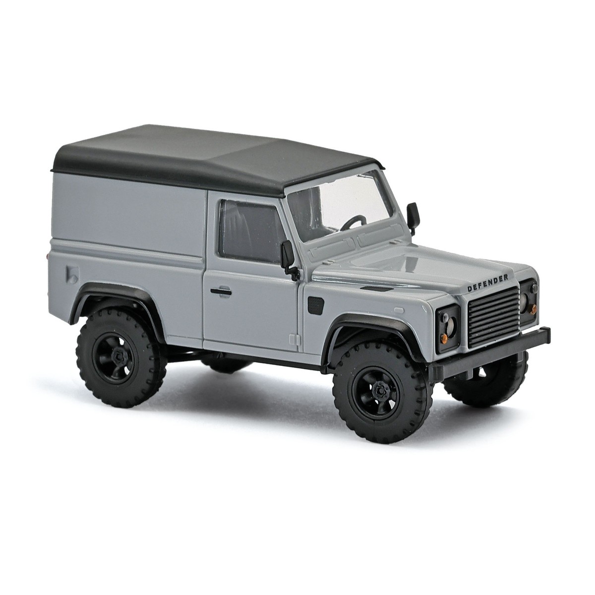 Land Rover Defender 90 Vehicle, Grey - Busch 54356 - HO Land Rover Defender 90 Vehicle, Grey - Busch 54356 - HO
