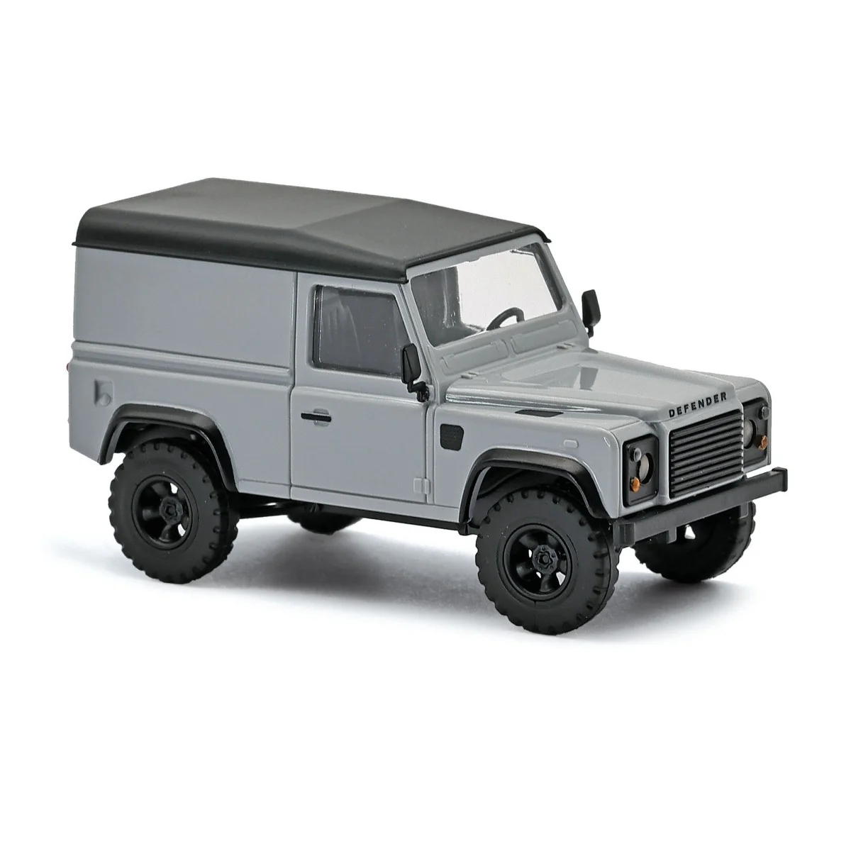 Véhicule Land Rover Defender 90, Gris - Busch 54356 - HO Véhicule Land Rover Defender 90, Gris - Busch 54356 - HO