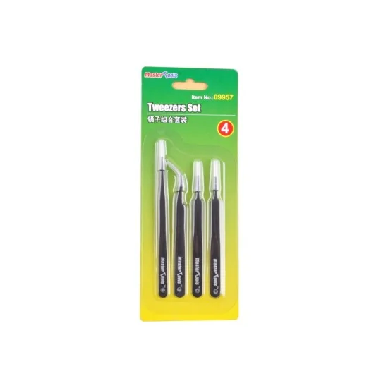 Set de 4 précelles de précision Master Tools 09957 TR09957-Set de 4 précelles de précision Master Tools 09957