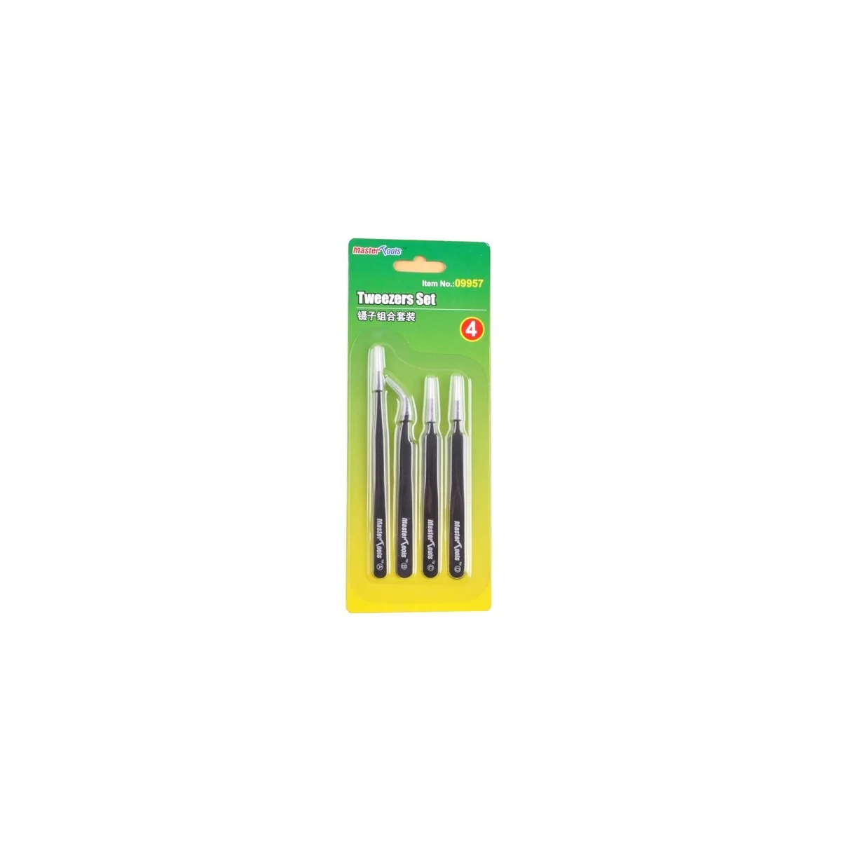 Set de 4 précelles de précision Master Tools 09957 Set de 4 précelles de précision Master Tools 09957