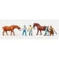 Figurines Maréchaux-ferrants avec chevaux - Merten Preiser 0210889 ... Preiser_0210889-Figurines Maréchaux-ferrants avec chevaux - Merten Preiser 0210889 - H0
