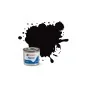 Enamel Paint: 201 - Black - Metallic - (14ml) Humbrol AA6392 AA6392-Humbrol AA6392 Enamel Paint 201: Metallic Black - 14ml