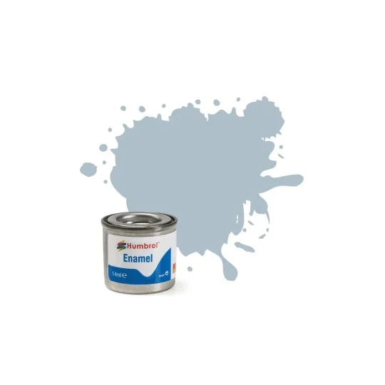 Enamel Paint: 127 - US Ghost Grey - Satin - (14ml) Humbrol AA1403 AA1403-Enamel Paint 127: US Ghost Gray - Satin - 14ml Humbrol AA1403