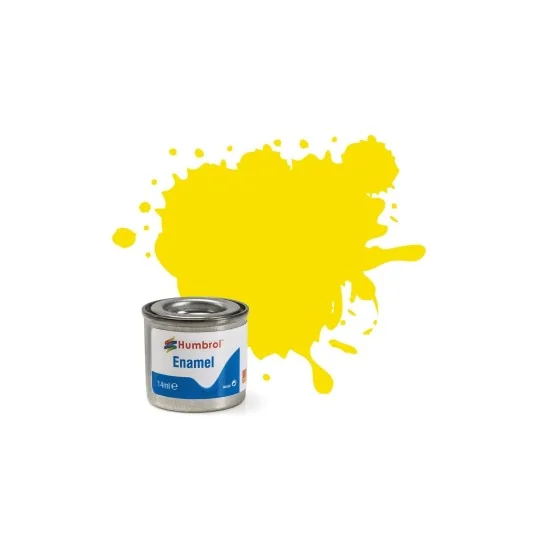 AA1095-Peinture Enamel 99: Matt Lemon (Citron mat) - 14ml Humbrol AA1095