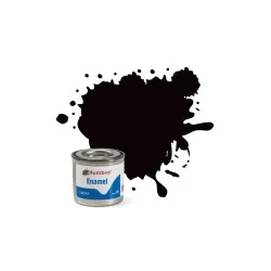 Peinture Enamel 85: Black (Noir) - Satin - 14ml
