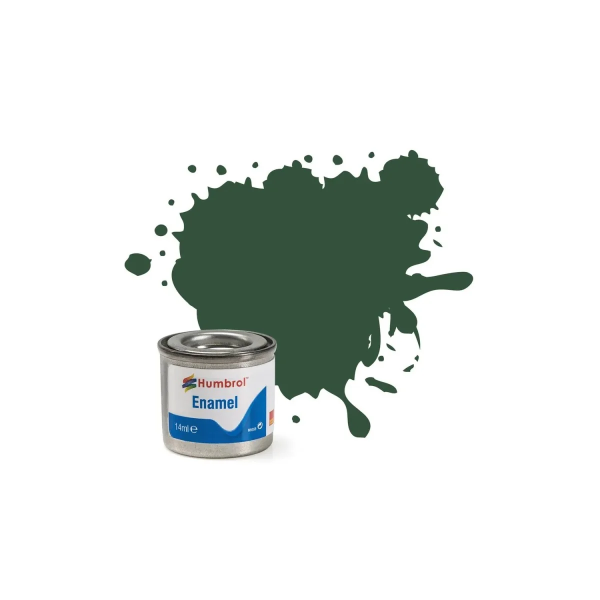 Peinture Enamel 78: Matt Cockpit Green (Vert Cockpit mat) - 14ml Hu...
