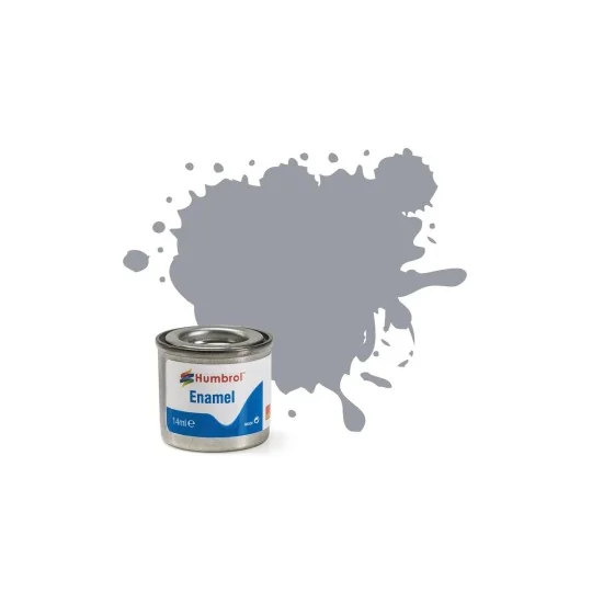 AA0713-Enamel Paint 64: Matt Light Gray - 14ml Humbrol AA0713