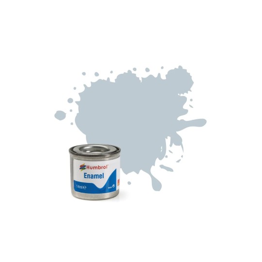 Enamel Paint: 56 - Aluminium - Metallic - (14ml) AA0610-Enamel Paint 56: Aluminum - Metallic - 14ml Humbrol AA0610