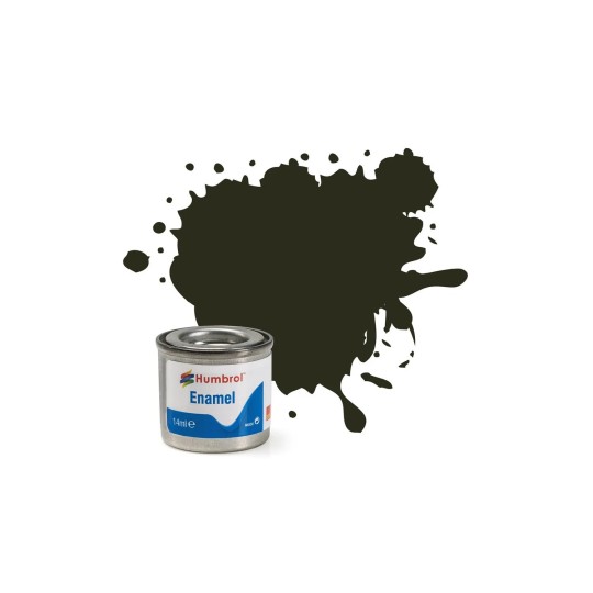 Enamel Paint: 53 - Gunmetal - Metallic - (14ml) AA0583-Enamel Paint 53: Metallic Gunmetal - 14ml Humbrol AA0583
