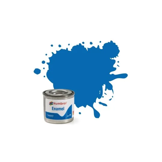 Peinture Enamel 52: Metallic Baltic Blue (Bleu Baltique Métallique)... AA0566-Peinture Enamel 52: Metallic Baltic Blue (Bleu Baltique Métallique) - 14ml Humbrol AA0566