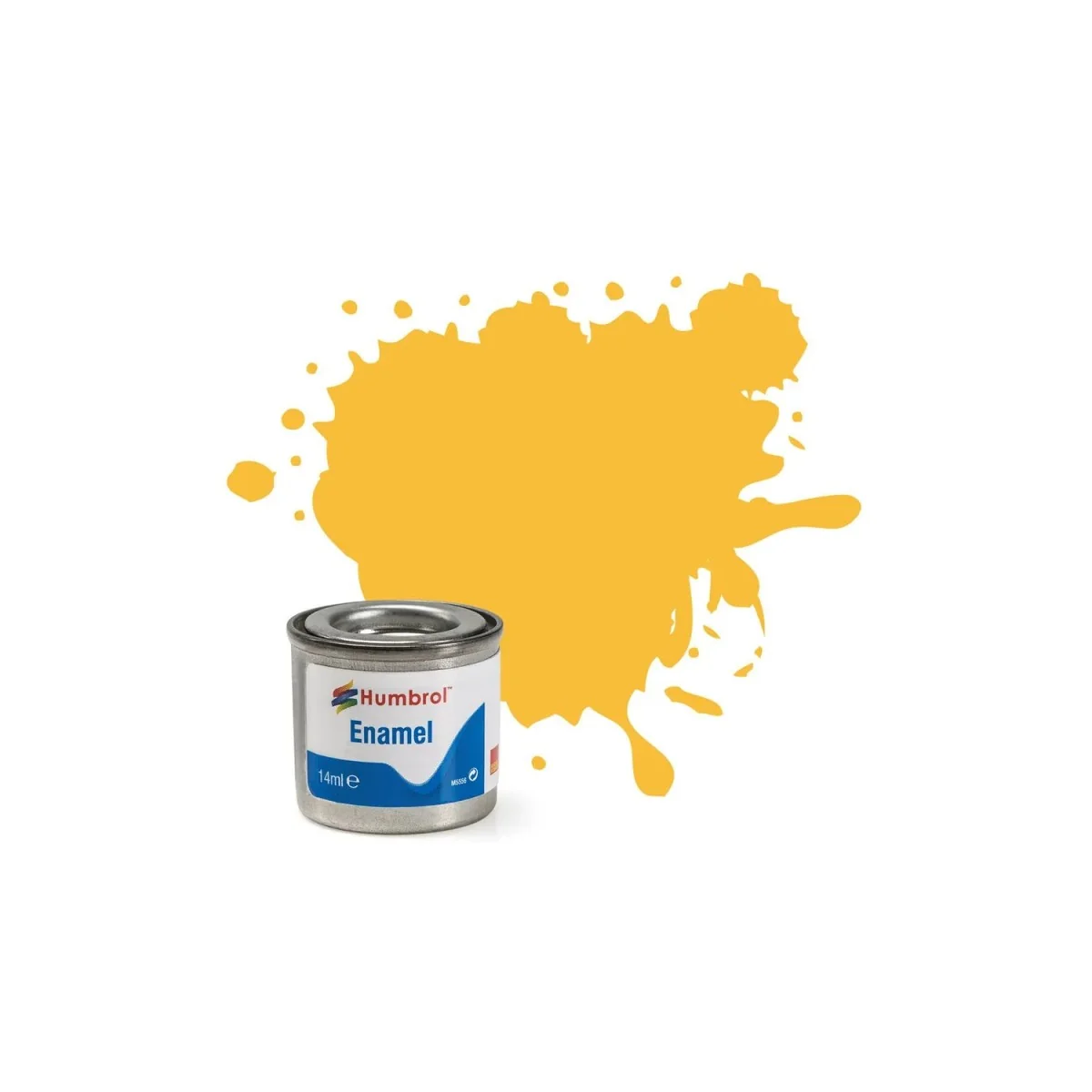 Peinture Enamel 24: Matt Trainer Yellow (Jaune Matt) - 14ml Humbrol... Peinture Enamel 24: Matt Trainer Yellow (Jaune Matt) - 14ml Humbrol...