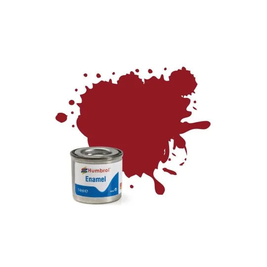 Peinture Enamel 20: Gloss Crimson (Carmin/Cramoisie brillant) - 14m... AA0223-Peinture Enamel 20: Gloss Crimson (Carmin/Cramoisie brillant) - 14ml Humbrol AA0223
