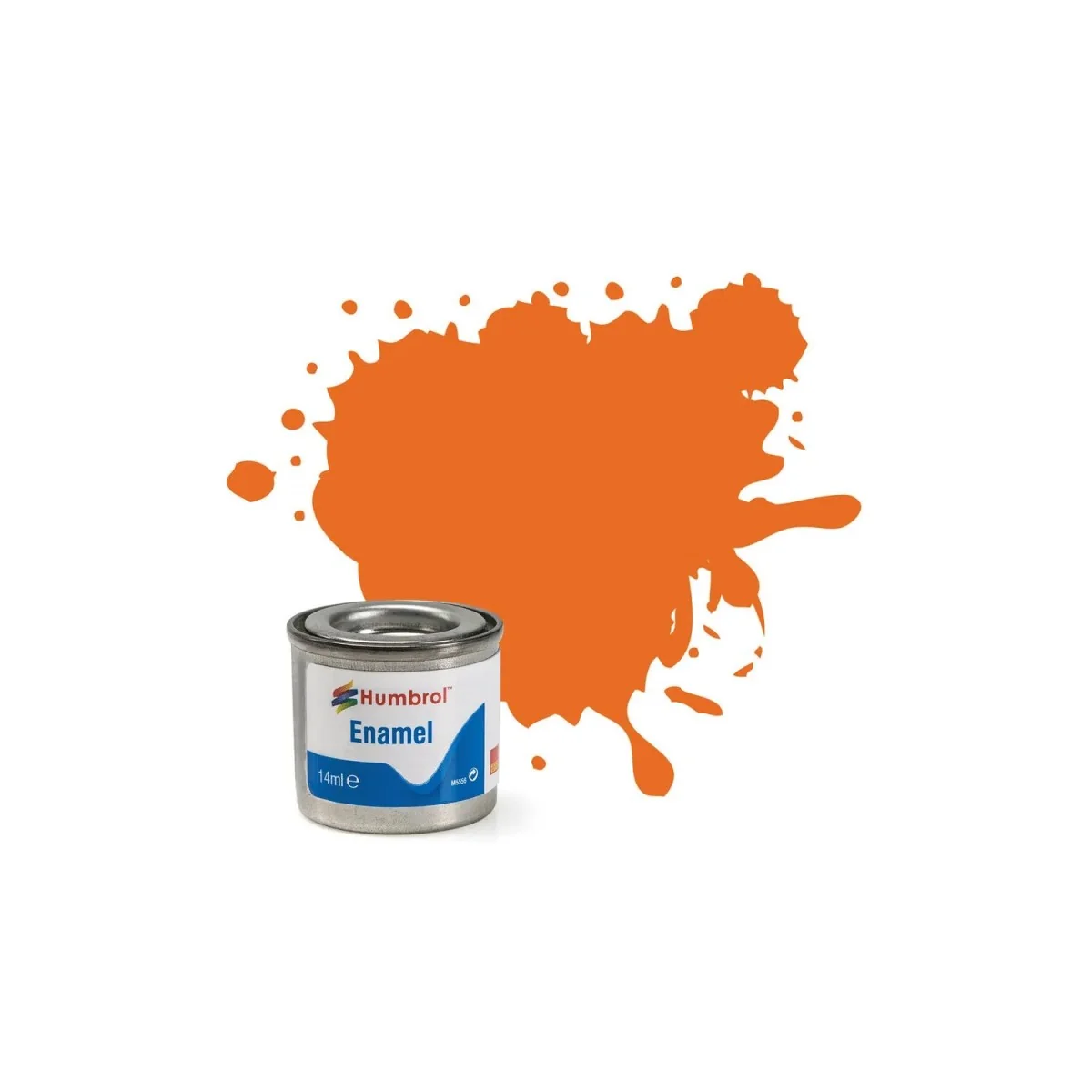 Peinture Enamel 18: Gloss Orange (brillant) - 14ml Humbrol AA0196 Peinture Enamel 18: Gloss Orange (brillant) - 14ml Humbrol AA0196