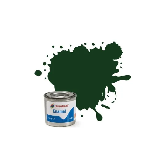 AA0031-Enamel Paint: 3 - Brunswick Green - Gloss - (14ml) Humbrol AA0031