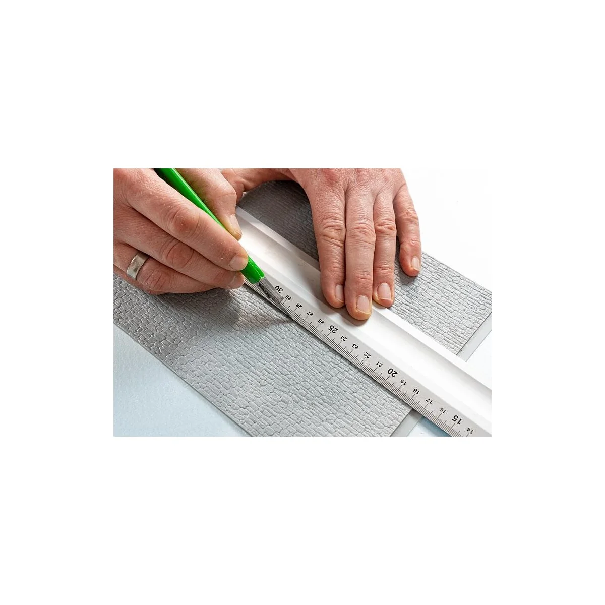 Faller 180737 Relief Plastic Decorative Plate, Shingles - Faller_18...