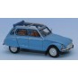 SAI_7623-Voiture Citroën Dyane 6 capote ouverte bleu cristal - SAI 7623 HO 1/87 - SAI_7623