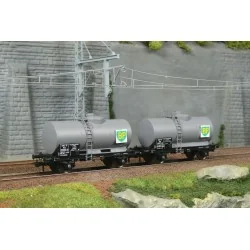 Ree modeles WB876 Set de 2 wagons citerne Pétrol, SNCF, BP