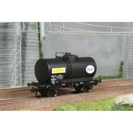 Ree models WB873 Petroleum Tank Wagon, SNCF, SIMOTRA-ESSO WB-873-Ree models WB873 Petroleum Tank Wagon, SNCF, SIMOTRA-ESSO