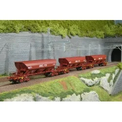 Ree Models WB859 Set of 3 EX Type 1 and 2 Hopper Wagons, SNCF, ARBE...