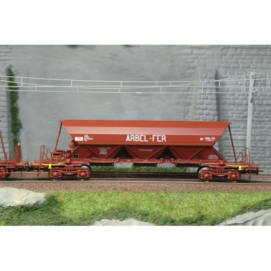 Ree Models WB859 Set of 3 EX Type 1 and 2 Hopper Wagons, SNCF, ARBE... WB-859-Ree Models WB859 Set of 3 EX Type 1 and 2 Hopper Wagons, SNCF, ARBEL-FER - WB-859
