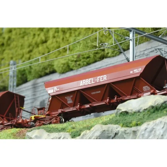 Ree Models WB859 Set of 3 EX Type 1 and 2 Hopper Wagons, SNCF, ARBE... WB-859-Ree Models WB859 Set of 3 EX Type 1 and 2 Hopper Wagons, SNCF, ARBEL-FER