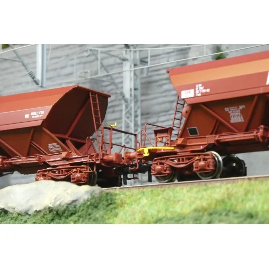 Ree Models WB859 Set of 3 EX Type 1 and 2 Hopper Wagons, SNCF, ARBE... WB-859-Ree Models WB859 Set of 3 EX Type 1 and 2 Hopper Wagons, SNCF, ARBEL-FER