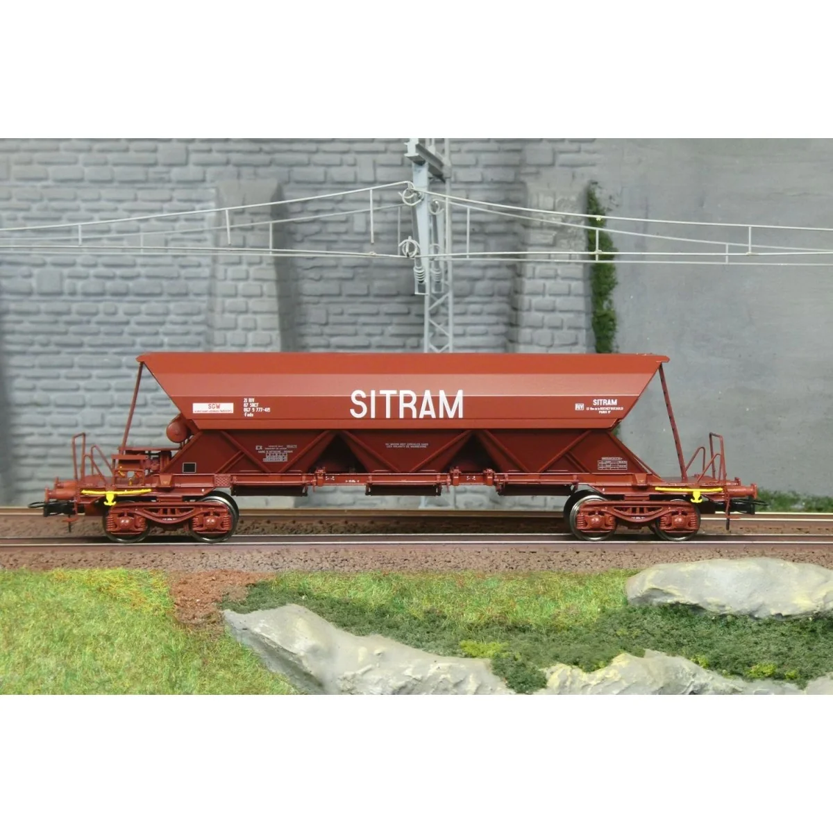 Ree models WB863 Hopper wagon EX Type 1, SNCF, SITRAM