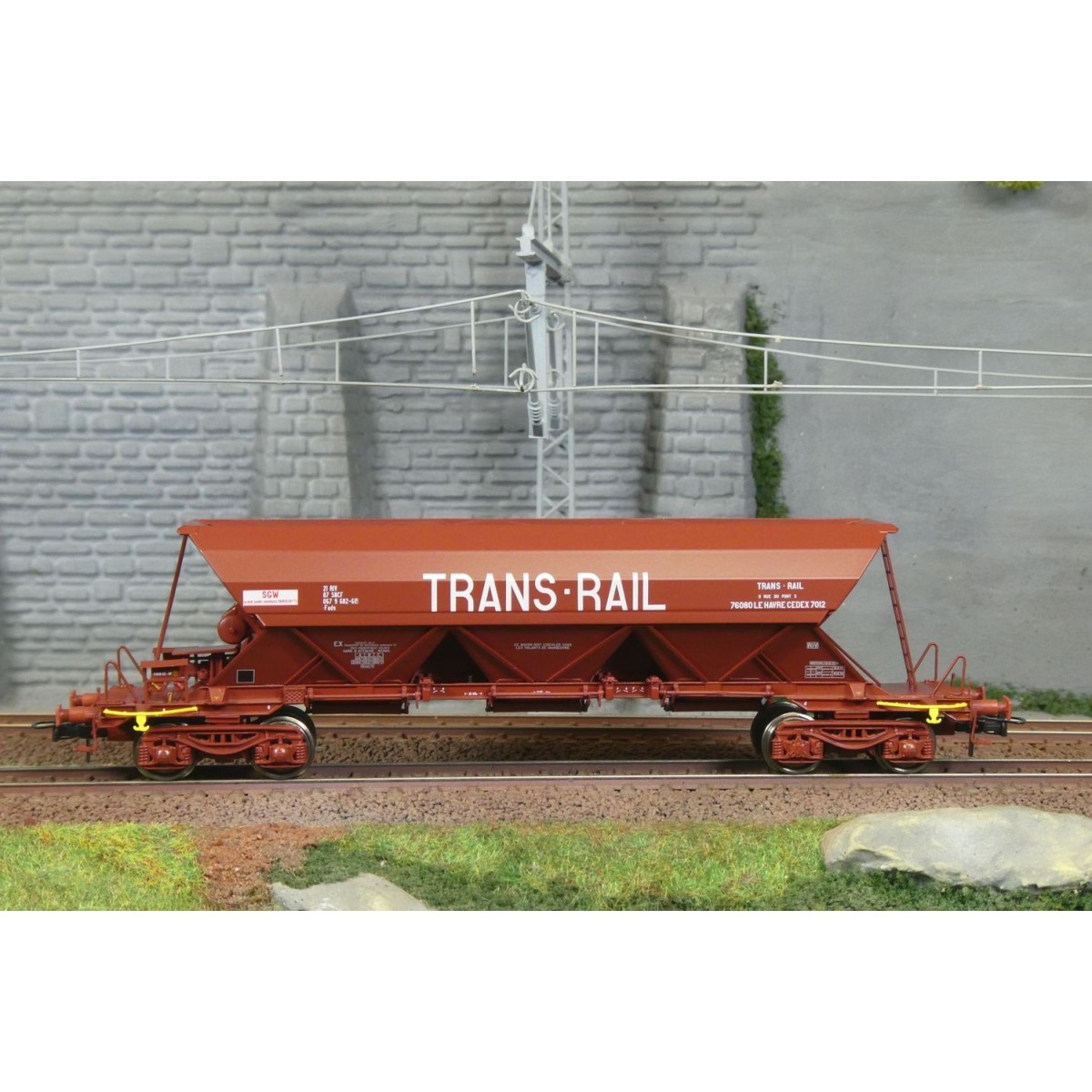 Ree models WB865 EX Type 1 Hopper Wagon, SNCF, TRANS-RAIL