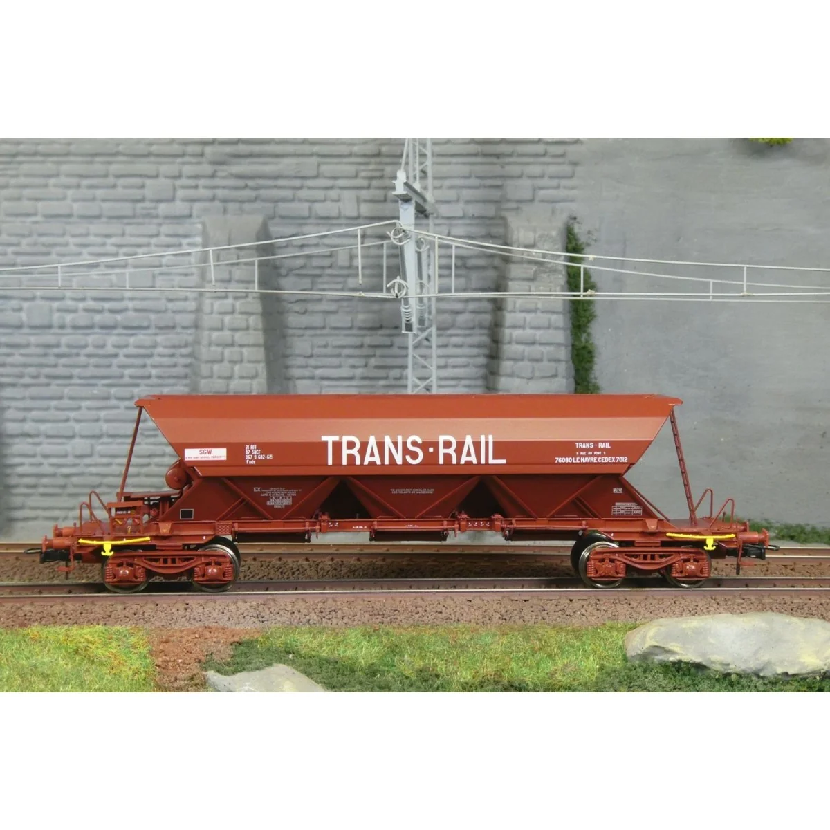 Ree models WB865 EX Type 1 Hopper Wagon, SNCF, TRANS-RAIL